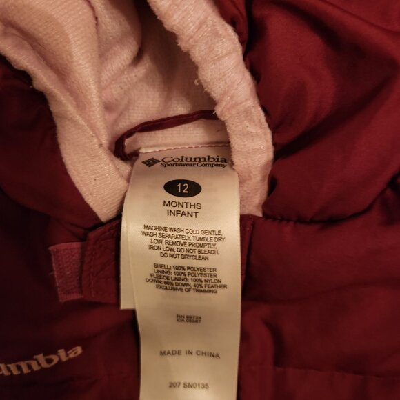 Columbia Winter Jacket size 12M - Picture 3 of 3